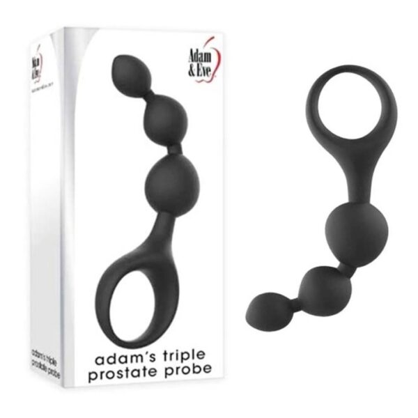 Adam & Eve Adam's Triple Prostate Probe - Black