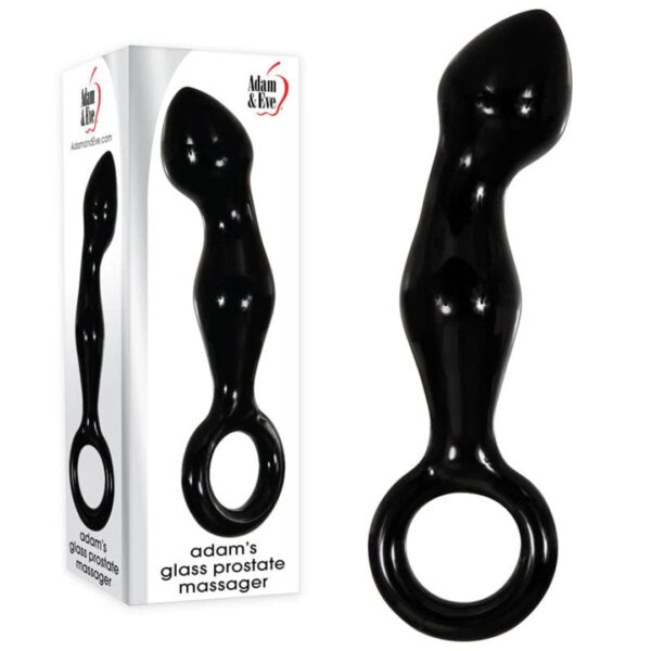 Adam & Eve Adam's Glass Prostate Massager - Black