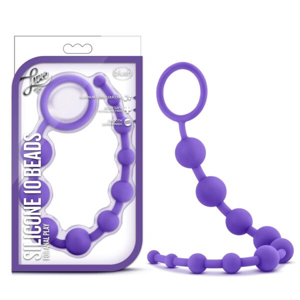 Blush Luxe Silicone Beads 10 - Purple