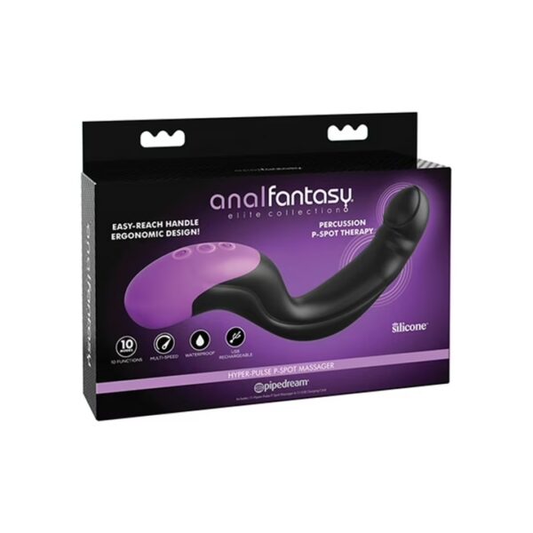 Anal Fantasy Elite Collection Hyper Pulse P Spot Massager - Black