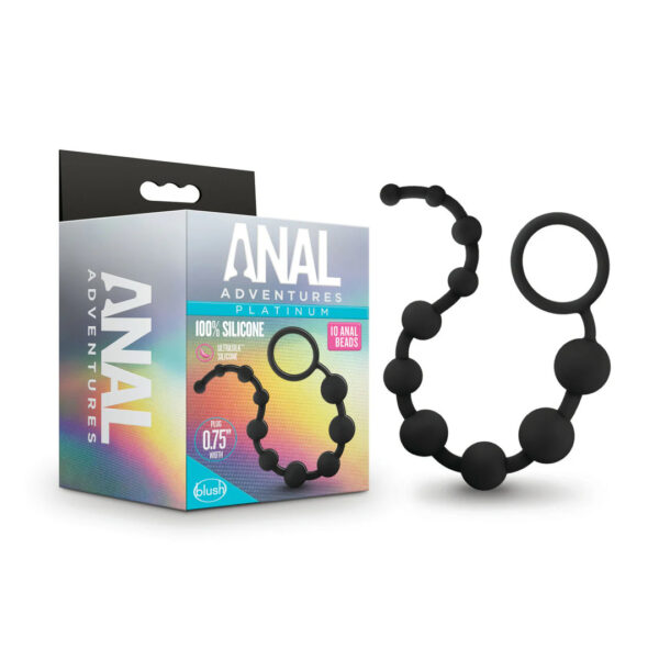 Blush Anal Adventures Matrix Wavy Bling Plug - Sapphire