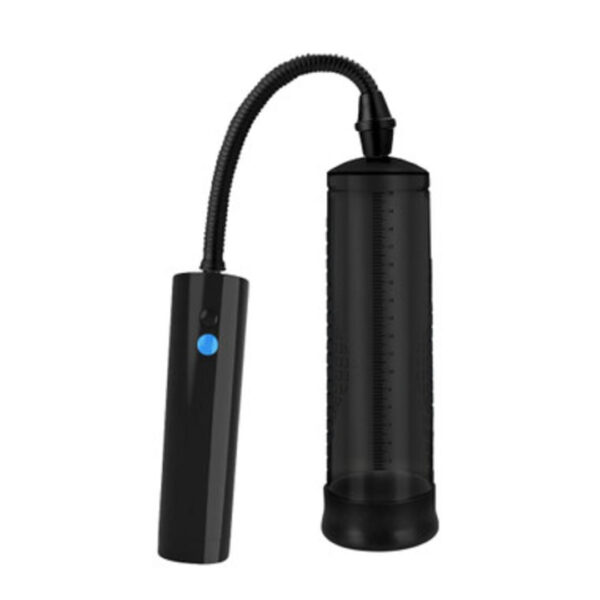 Shots Pumped Rechargeable Extreme Power Pump w/Free Silicone Cock Ring - Black