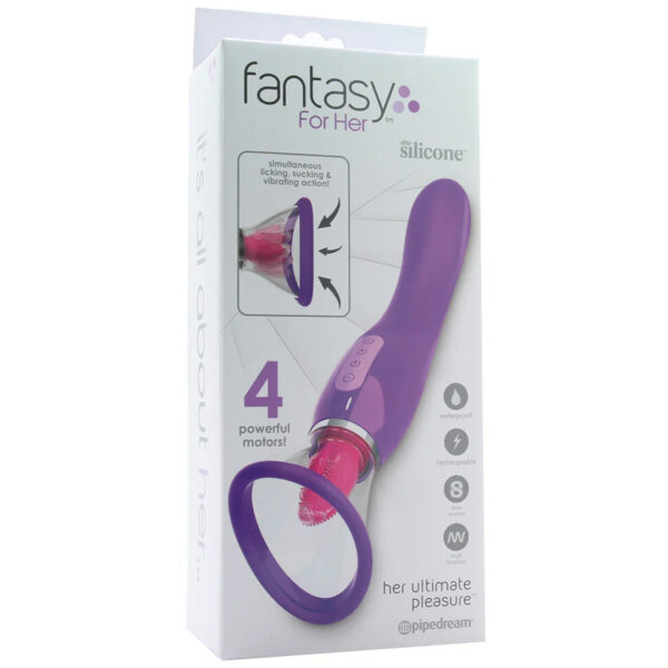 Fantasy For Her Pleasure Pump - Purple