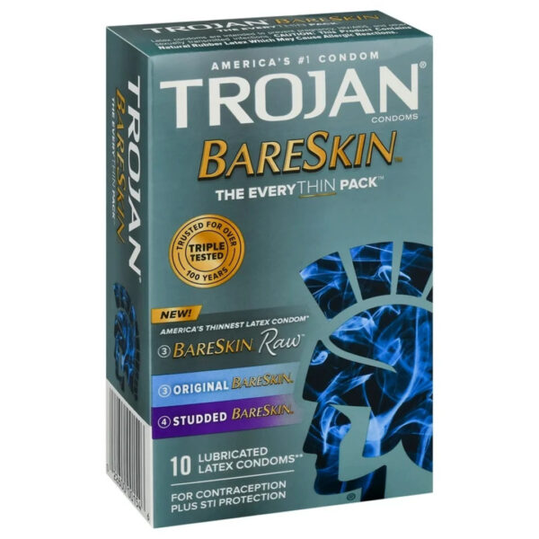 Trojan BareSkin Condoms - Box of 10