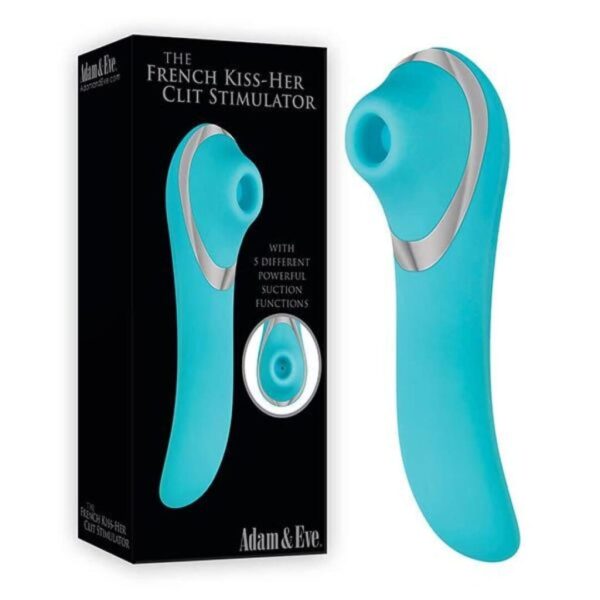 Adam & Eve French Kiss Her Clit Stimulator - Teal