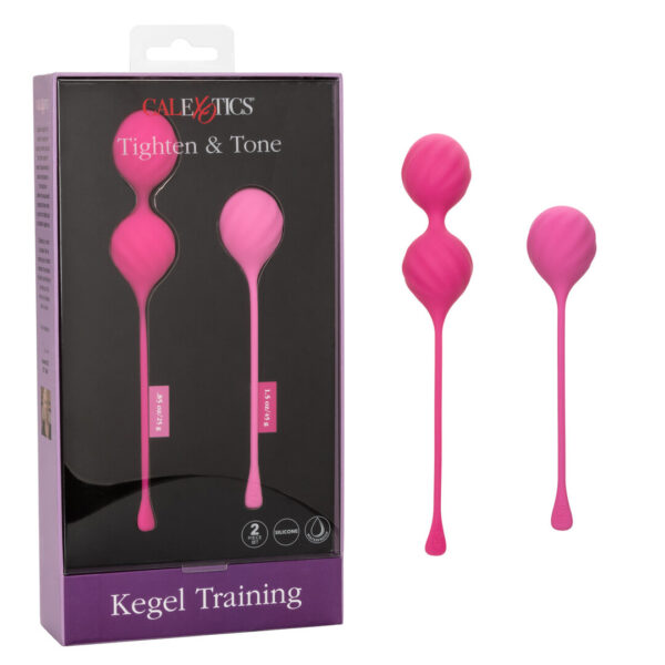 Kegel Training 2 pc Set - Pink