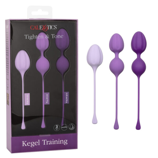 Kegel Training 3 pc Set - Purple