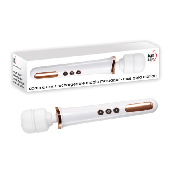 Adam & Eve Rechargeable Magic Massager - Rose Gold