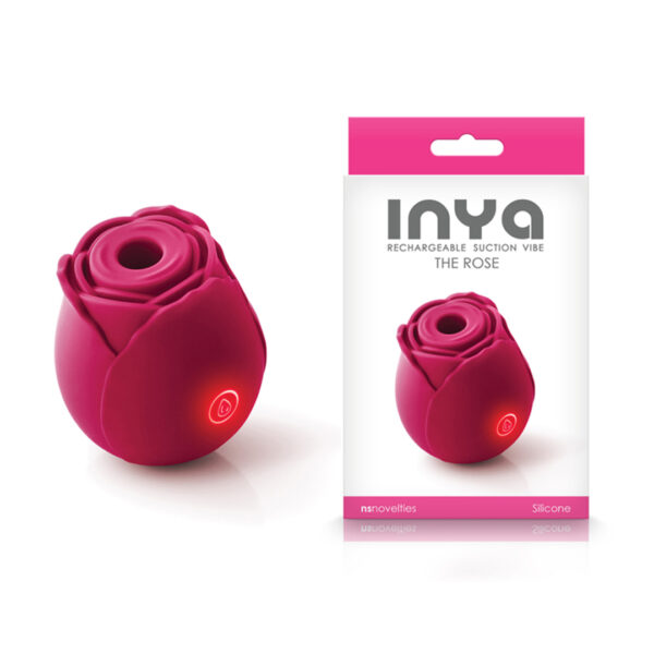 INYA The Rose Rechargeable Suction Vibe - Red