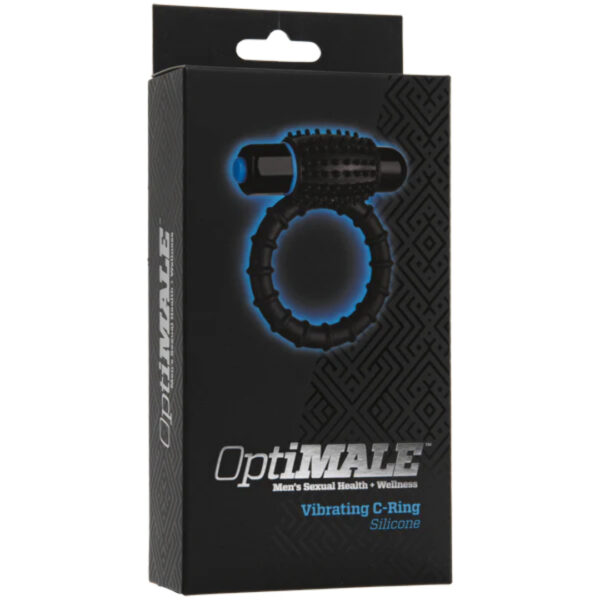 OptiMale Vibrating C Ring - Black