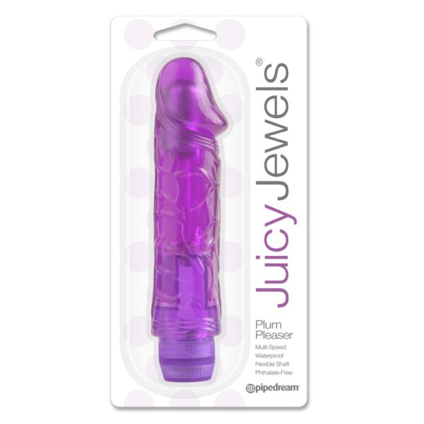 Juicy Jewels Plum Teaser Vibrator - Purple